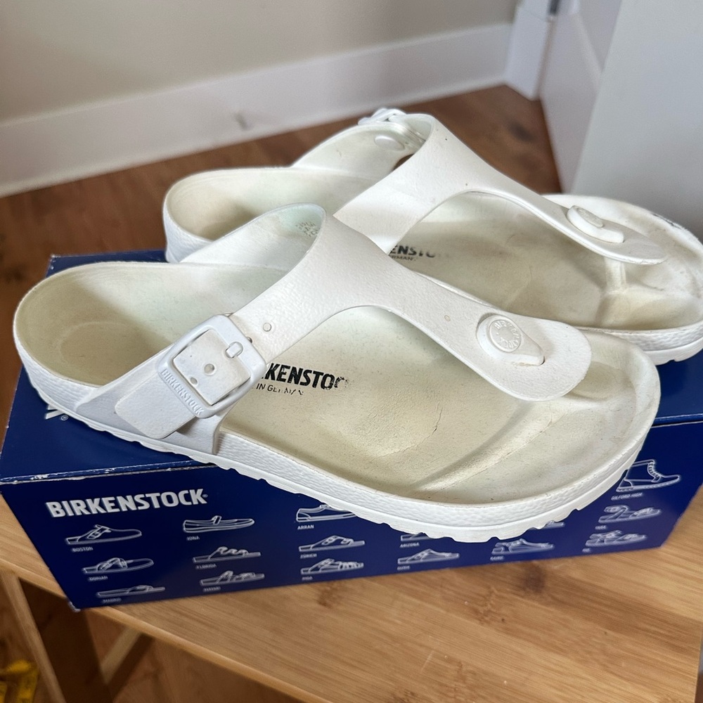 Birkenstock White EVA Sandals